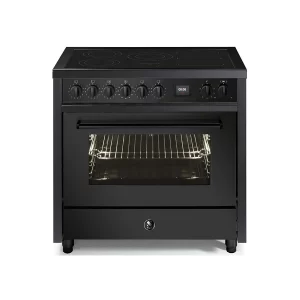 Steel Cucine Enfasi 90 | BLACK | Inductie Fornuis | EQ9F- 5FI NF