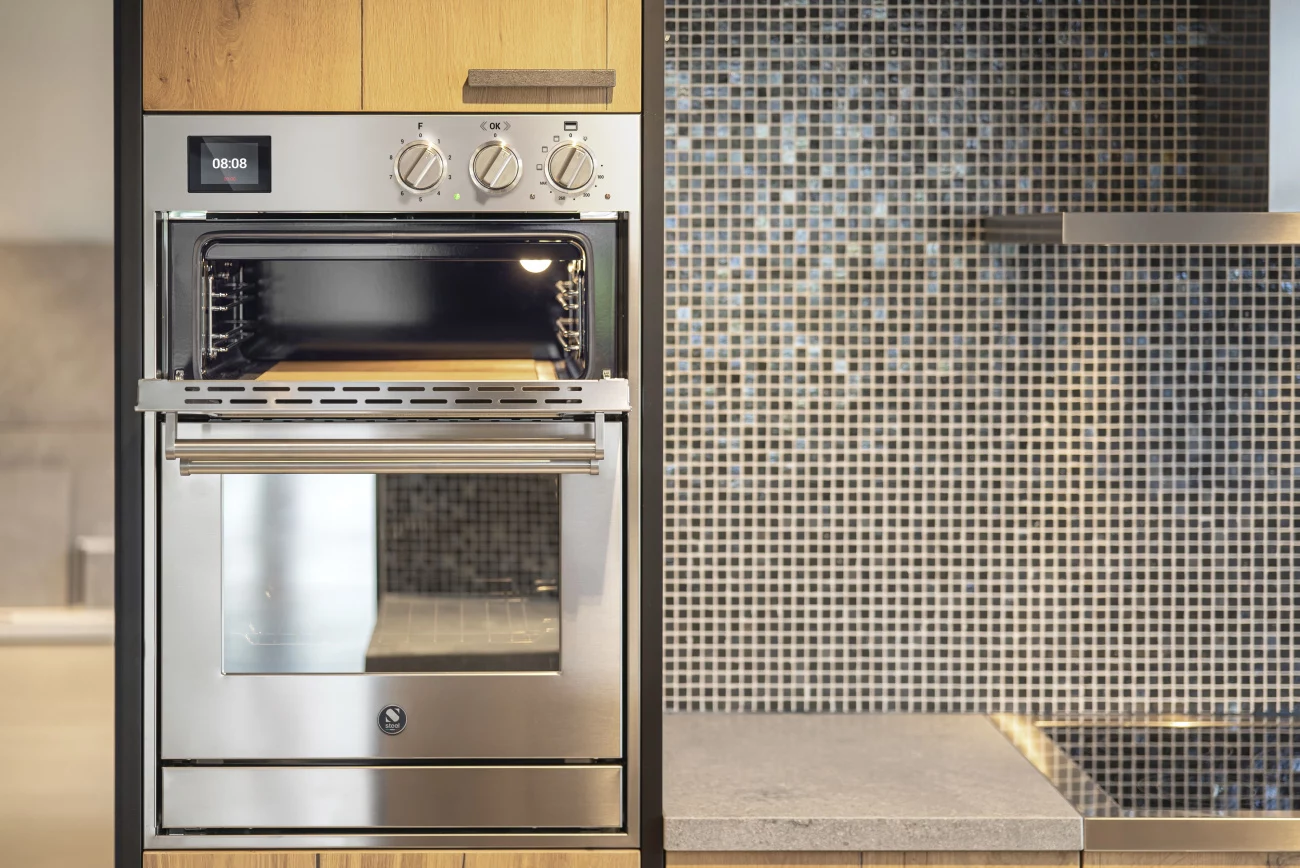 Steel Cucine Enfasi Dubbele Inbouwoven 60x90 | EQFFE6 - Afbeelding 4